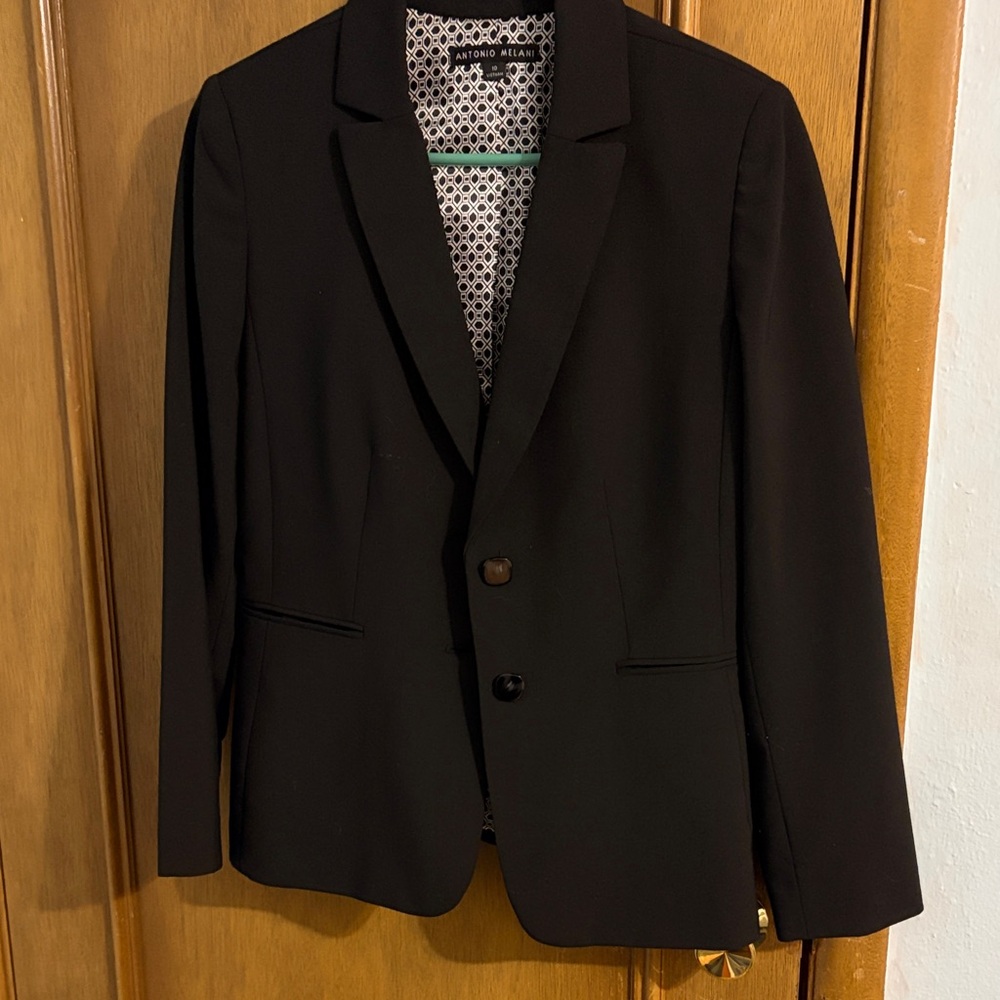 ANTONIO MELANI Elegant Black Blazer‎
